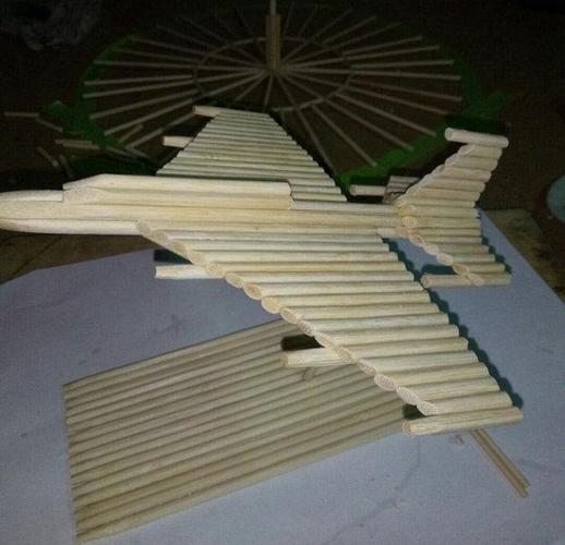 教你一次性筷子变废为宝手工小制作打造飞机模型附制作过程