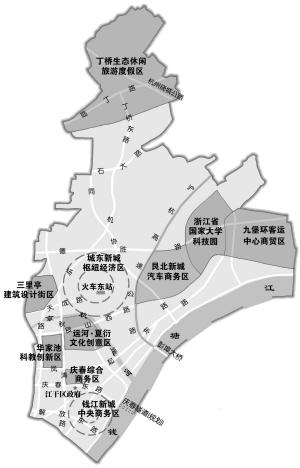 江干1.5个亿建设扶持十大现代服务业集聚区