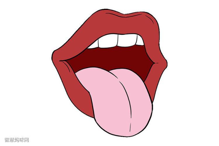 卡通嘴巴和舌头简笔画口的简笔画画简笔画舌头形舌头的简笔画怎么画嘴