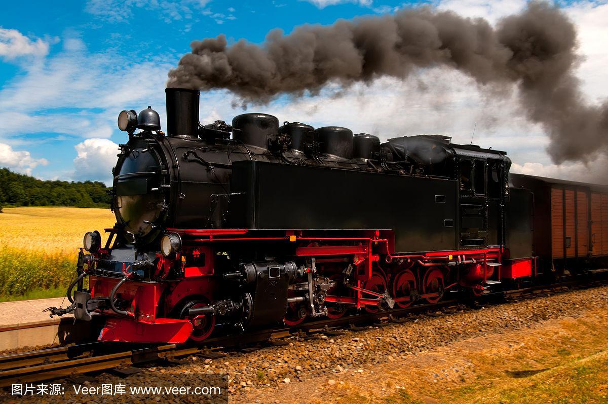 蒸汽机车,德国,复古风格,交通方式,古典式