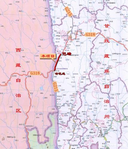 巴塘县城至竹巴龙大桥段白格堰塞湖灾后318国道恢复重建方案