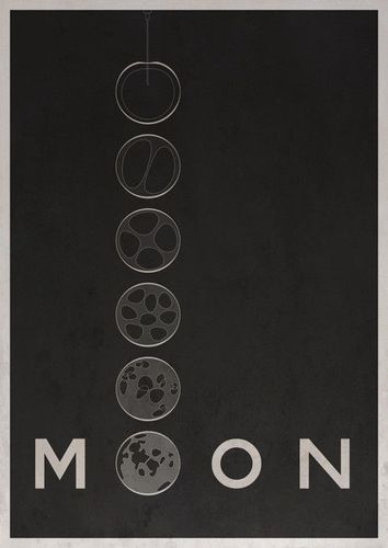 《月球》50张极简主义风格海报欣赏 天堂电影小组 电影