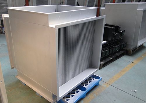 纺织机械铝制板翅式气气换热器