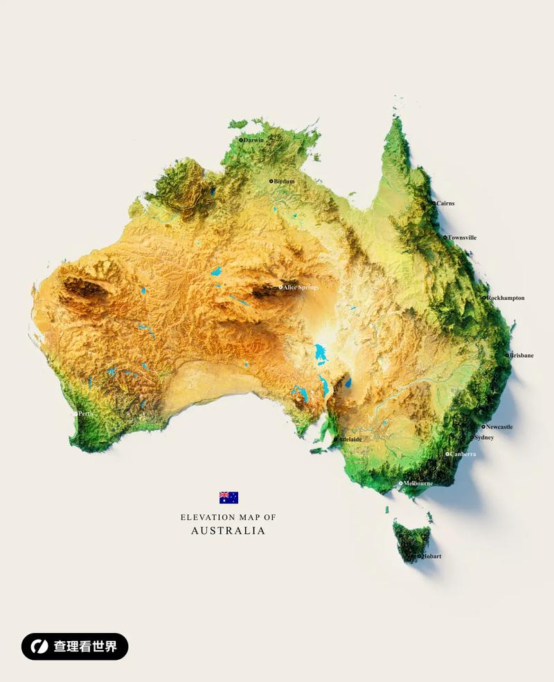 从地理角度来看,澳大利亚 - 抖音