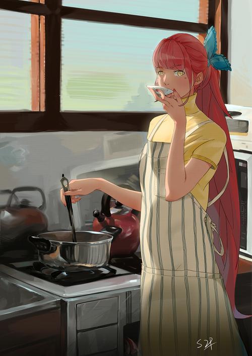 厨房少女