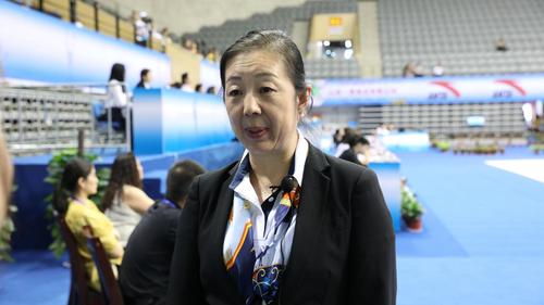 2019年全国艺术体操冠军赛 张莹部长现场采访