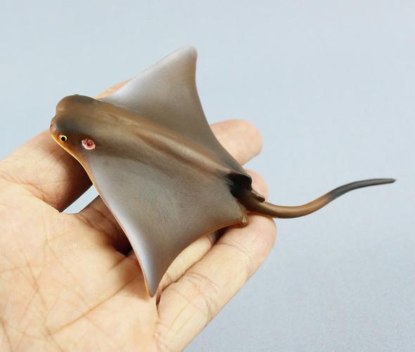 海洋生物模型小魔鬼鱼蝠鲼儿童仿真静态塑胶实心动物玩具外贸货源