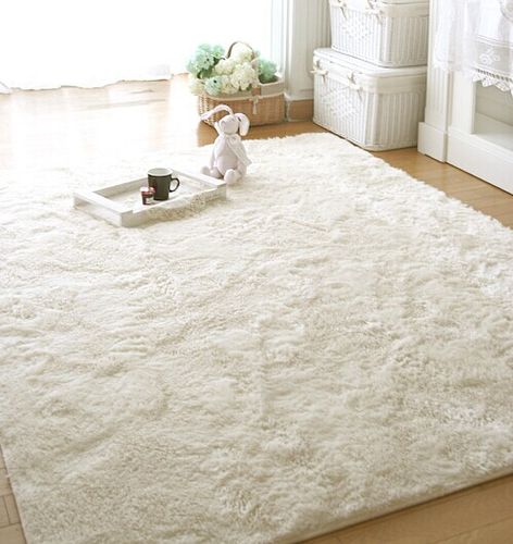 福登地毯 白色长绒地毯