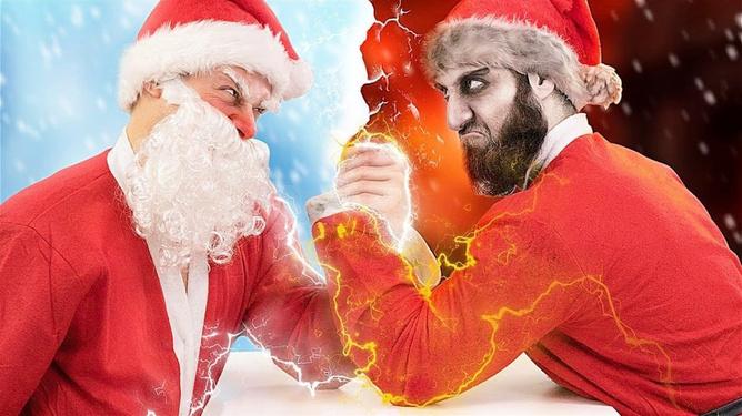 正义vs邪恶哪一个圣诞老人更受欢迎看完笑出猪叫声
