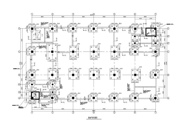5层生物医药生产车间结构施工图_框架结构-混凝土结构施工图-筑龙结构