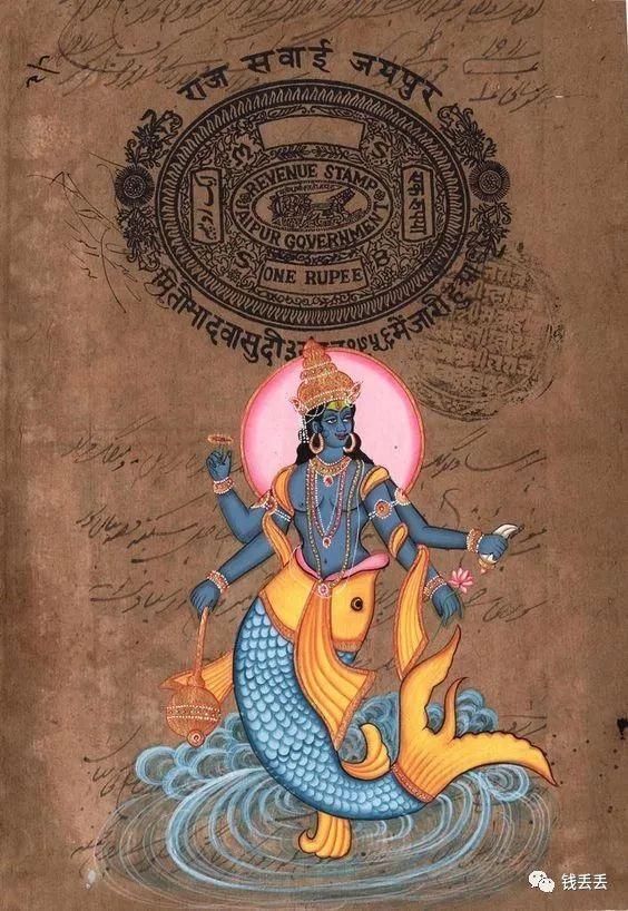 「印度教神话一季 第三期」护世神毗湿奴,第一个化身灵鱼摩磋的故事