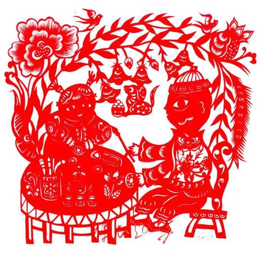 福建传统节日与民俗文化剪纸艺术作品展在三坊七巷开展_民间