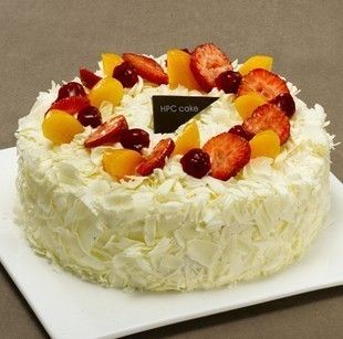【延吉市蛋糕速递】白巧克力水果蛋糕 龙井朝阳川和龙图门蛋糕店