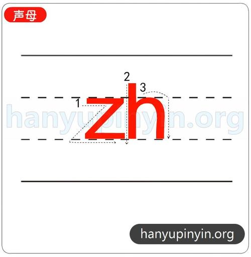 拼音zh的笔顺怎么写_有几笔_声母表_汉语拼音网(手机版)
