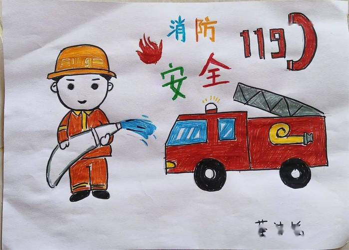 【消防宣传月】 "我是小小消防员"第八届儿童消防作文绘画大赛作品