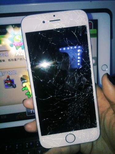 苹果手机碎屏心疼我的小灰01