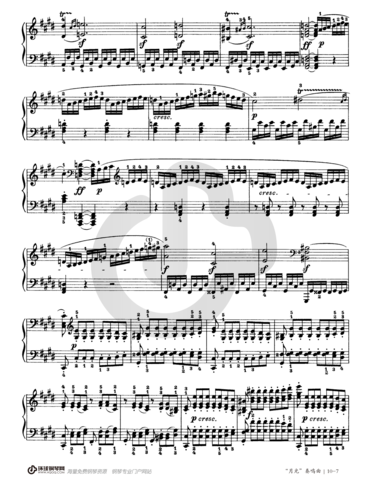 贝多芬"月光"钢琴奏鸣曲第三乐章op.27 no.