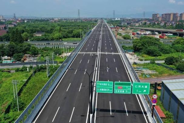 杭州中环首通段——运溪高架路明日开通