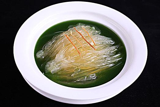 有机蔬菜茸烩鱼翅