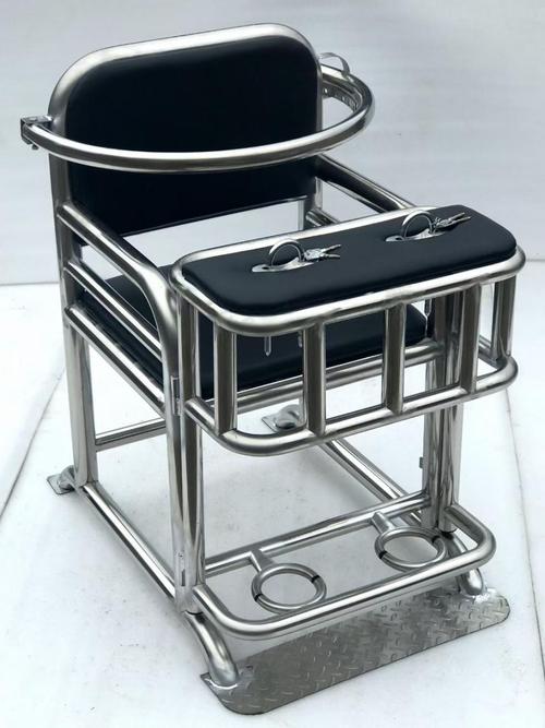谈话室约束椅防撞讯问室询问椅铁质椅子不锈钢审问椅醒酒椅厂家 方形