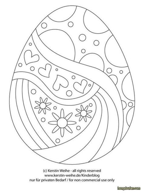 一起来涂复活节的彩蛋吧彩蛋简笔画大全鸡蛋简笔画鸡蛋简笔画怎么画