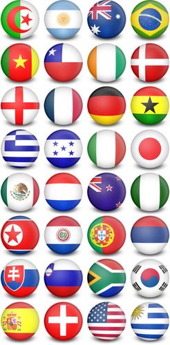 最全的各个国家的国旗图标下载