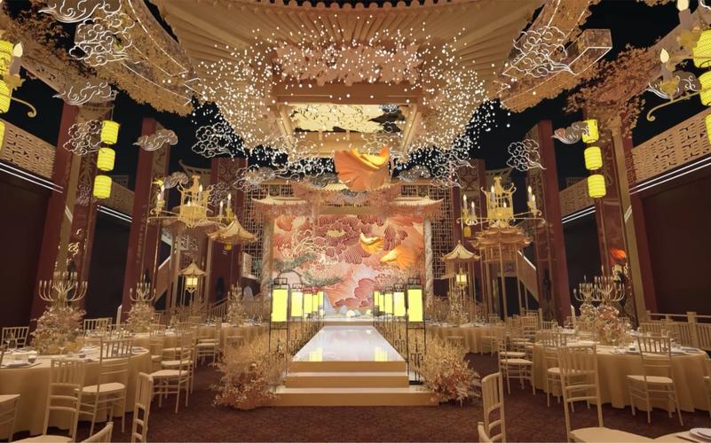 婚礼 #中式婚礼 #婚礼堂设计#3d建模 #宴会厅 #视觉艺术 #设计方案