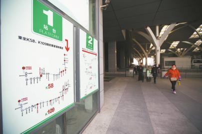 济南西站公交枢纽设立公交线路示意图