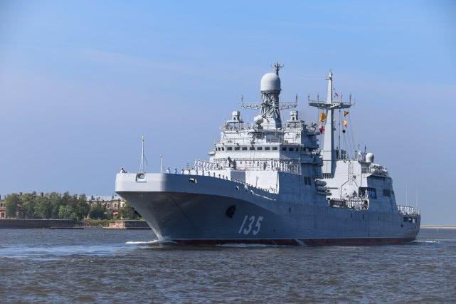 11711型大型登陆舰是俄罗斯自苏联解体以来,建造过排水量最大的两栖