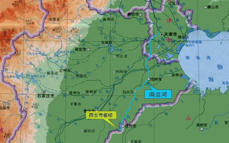 海河水系有五大支流组成,这五大支流以及许多小支流先后在天津市区汇