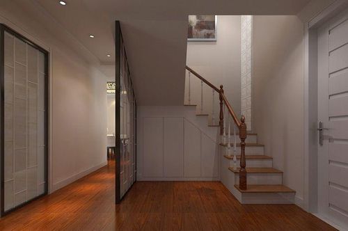 现代简约五居室玄关楼梯装修效果图欣赏#574395111