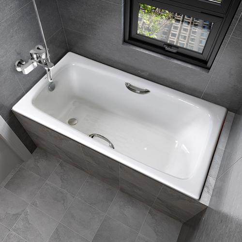toto铸铁浴缸家用小户型嵌入式浴盆日式深泡澡浴池1.4米fby1400p