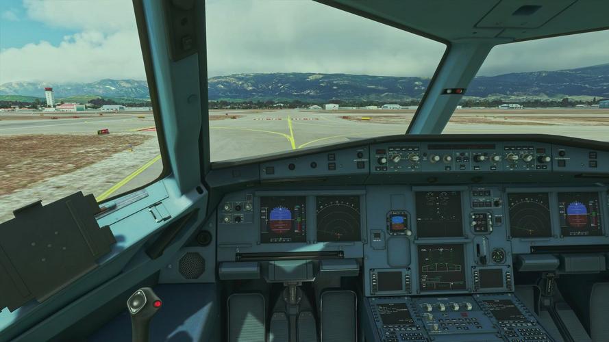 a320降落汉堡机场 驾驶舱视角 1080p
