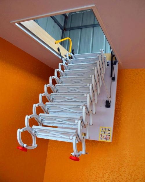 江苏阁楼伸缩楼梯多少钱 阁楼电动楼梯