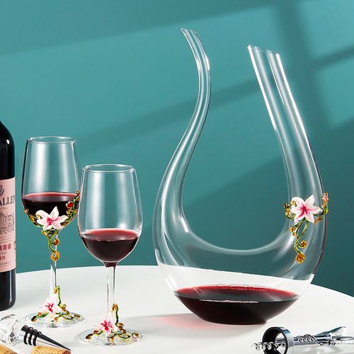 红酒杯套装家用创意个性高脚杯水晶一对情侣高档葡萄酒杯2个奢华