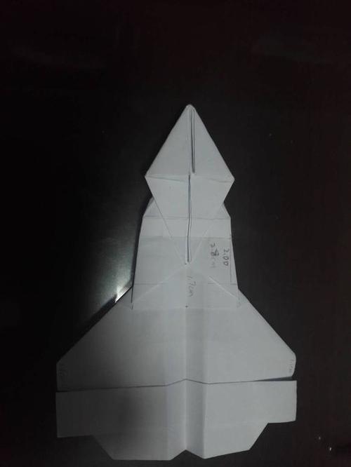 f18纯折纸飞机折法