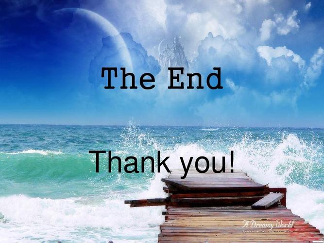 the end thank you!