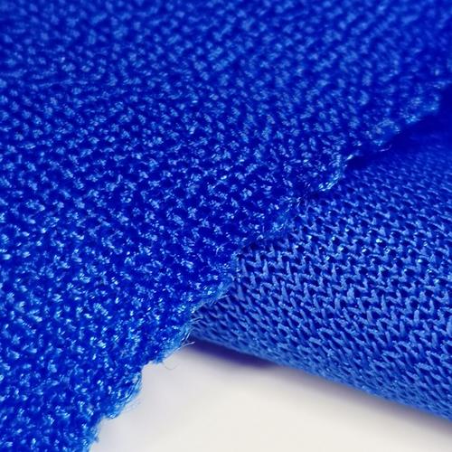 厂家热销宝蓝色强力粘扣丝光布 st-1703克林丝光布