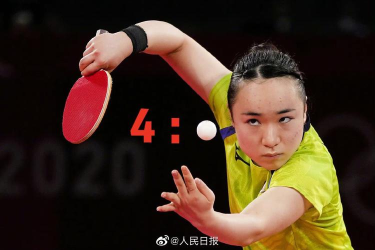东京奥运会乒乓球女单半决赛中国选手孙颖莎轻松赢对手