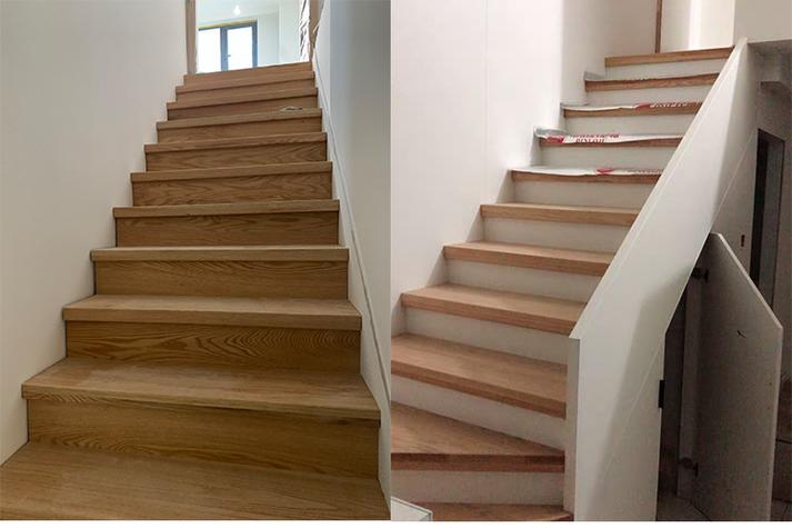 楼梯木踏板 橡木木实木楼梯 板梯踏步板木踏板踏步加工台阶三角板板