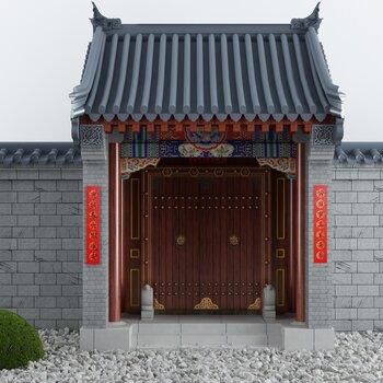 新中式大门