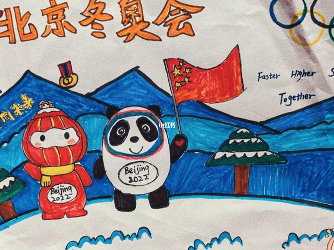 北京冬奥会儿童画