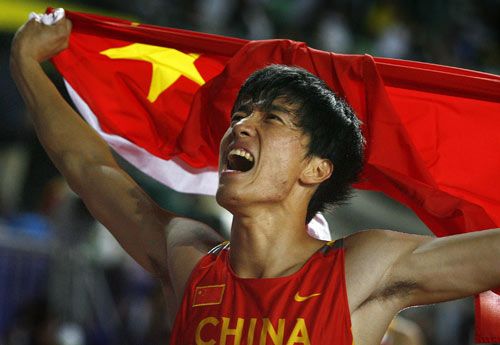 01 刘翔 田径 中国 雅典奥运会男子110米栏冠军,前世界纪录保持者