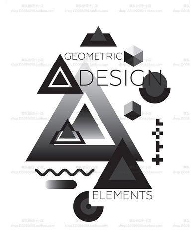 抽象彩色无规则几何体图案立体正方体c4d图形海报eps矢量设计素材