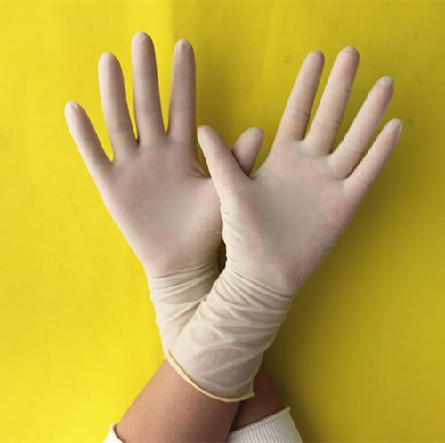 厂家直销一次性外科用灭菌橡胶手套 有粉医用乳胶手套