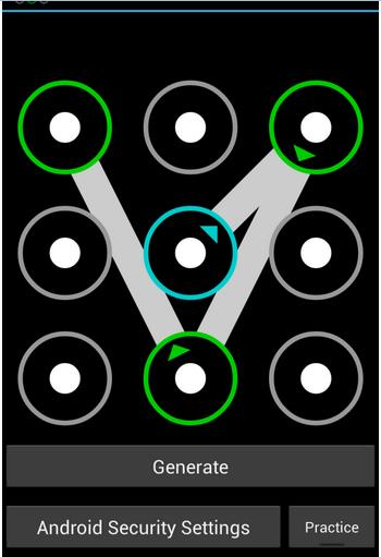 android生成图案密码锁:lockpatterngenerator