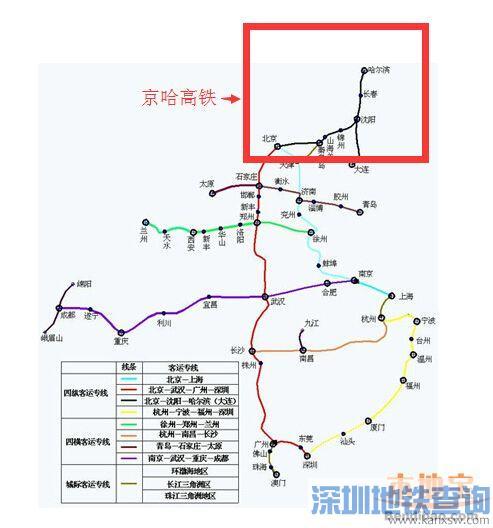 京哈高铁线路规划 线路组成详解