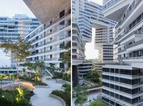 新加坡有一座有个性的公寓长得扭来扭去的