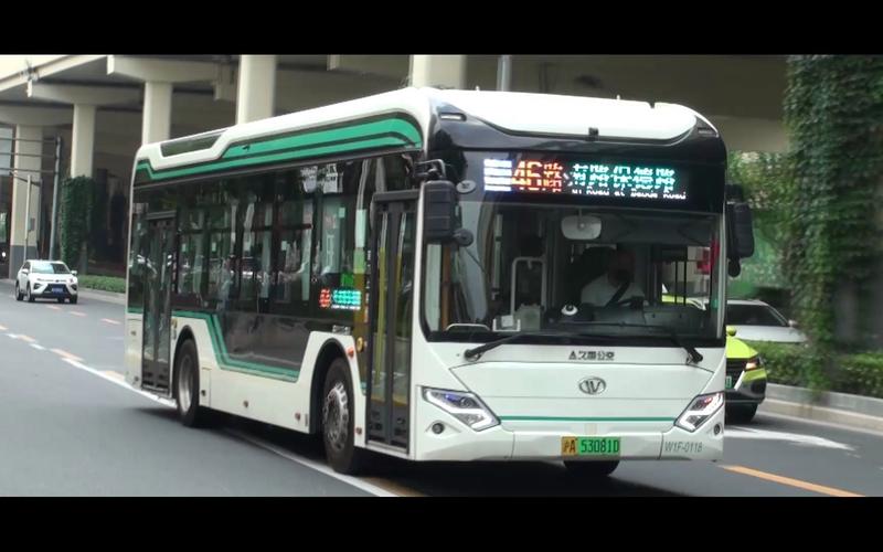 上海公交 巴士五公司 46路 w1f-0118