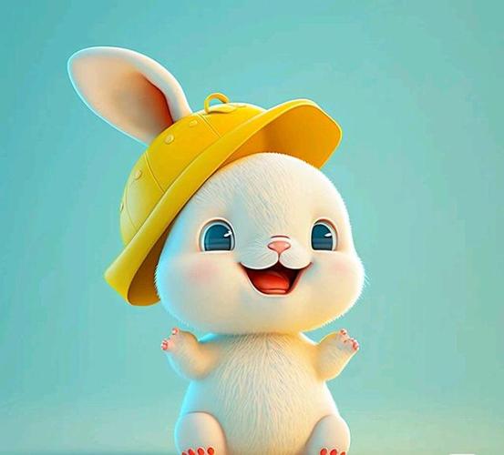 黄色系列的小兔兔